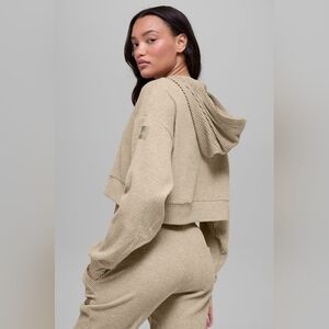 Alo Yoga Muse Hoodie XS Color Gravel Heather